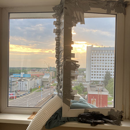 Неправильный вывод воздуховода